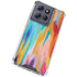 Multicolor Brush Stroke by Etta Vee Moto G Power 5G (2025) Clear Case